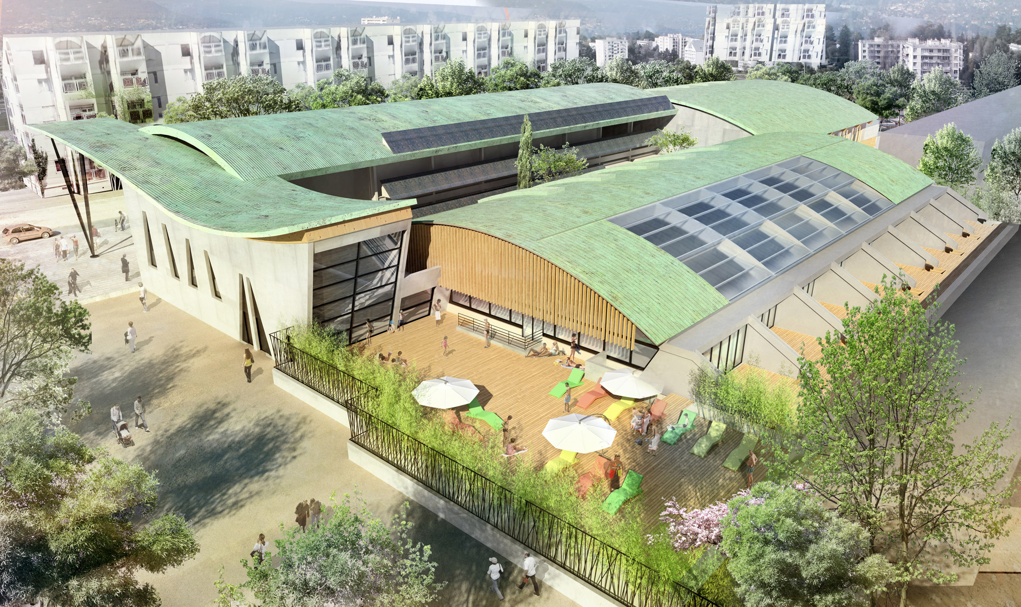 Centre Nautique Valence // Projets // Lipstick Xanadu Architecture